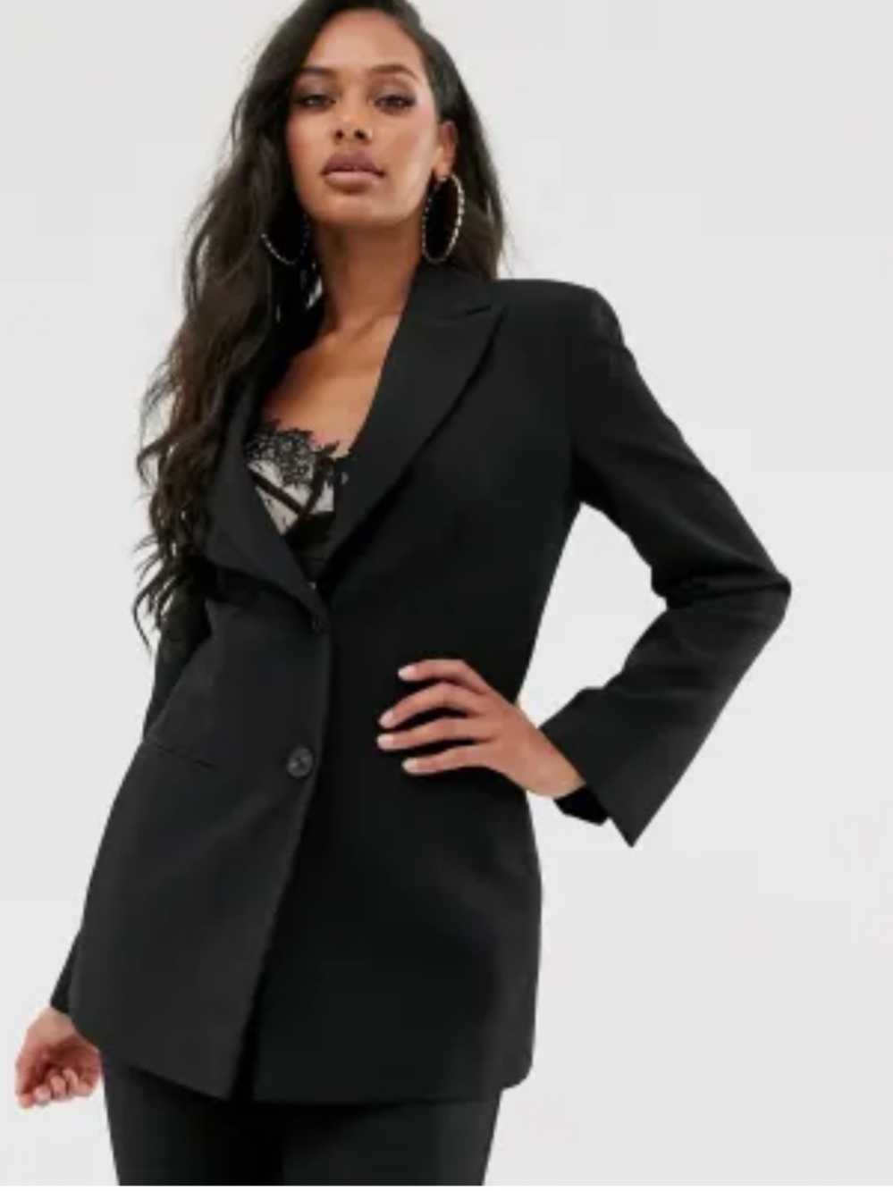 ASOS Design Pop Waisted Suit Blazer 2